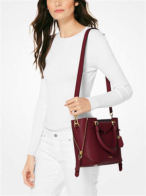 michael kors blakely rose|Blakely Leather Satchel .